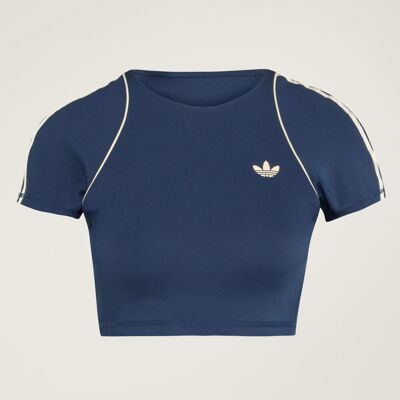 Adidas T-shirt con reggiseno sportivo Originals Sport Superstar XS Night Indigo Adidas T-shirt con reggiseno sportivo Originals Sport Superstar XS Night Indigo