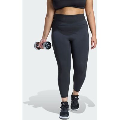 Adidas Leggings Optime Workout 3-Stripes 7/8 (Taglie forti) 2X Black Adidas Leggings Optime Workout 3-Stripes 7/8 (Taglie forti) 2X Black