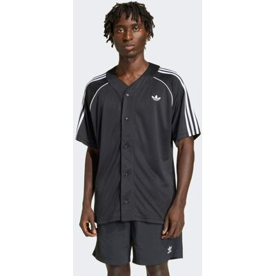 Adidas MAGLIA DA BASEBALL ADICOLOR XS Black / White Adidas MAGLIA DA BASEBALL ADICOLOR XS Black / White