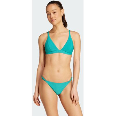 Adidas Top bikini a triangolo imbottito a coste Iconisea 46 Pure Teal Adidas Top bikini a triangolo imbottito a coste Iconisea 46 Pure Teal