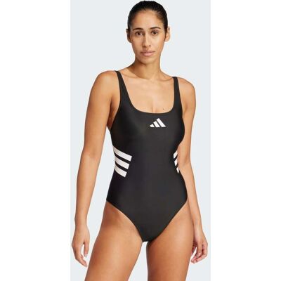 Adidas Costume da bagno 3-Stripes U-back 46 Black / White Adidas Costume da bagno 3-Stripes U-back 46 Black / White
