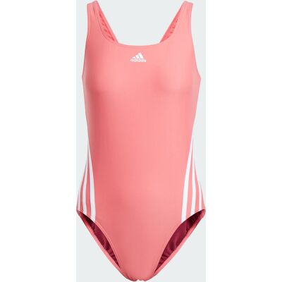 Adidas Costume da bagno 3-Stripes 46 Preloved Scarlet / White Adidas Costume da bagno 3-Stripes 46 Preloved Scarlet / White