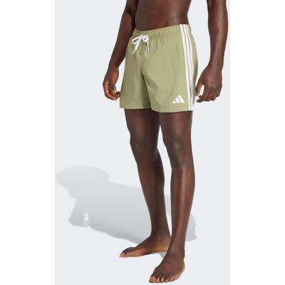 Adidas Short da nuoto 3 strisce 2XL Tent Green / White Adidas Short da nuoto 3 strisce 2XL Tent Green / White
