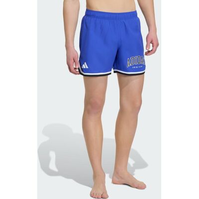 Adidas Short da nuoto con logo XS 5" Lucid Blue / White Adidas Short da nuoto con logo XS 5" Lucid Blue / White