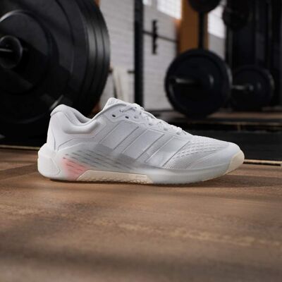 Adidas Scarpe da allenamento Dropset 4 36 Cloud White / Silver Metallic / Lucid Orange Adidas Scarpe da allenamento Dropset 4 36 Cloud White / Silver Metallic / Lucid Orange