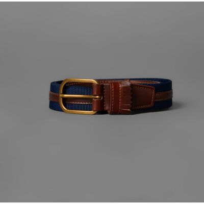 Cintura in pelle da golf adidas Heritage - Blu Cintura in pelle da golf adidas Heritage - Blu