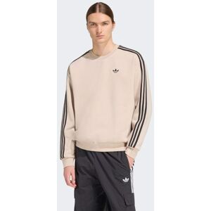 Adidas GIROCOLLO OVERSIZE ADICOLOR A 3 STRISCE XL Stone Khaki Adidas GIROCOLLO OVERSIZE ADICOLOR A 3 STRISCE XL Stone Khaki