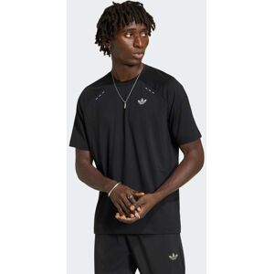 Adidas T-SHIRT TECH TREFOIL ESSENTIALS POLIESTERE XL Black Adidas T-SHIRT TECH TREFOIL ESSENTIALS POLIESTERE XL Black