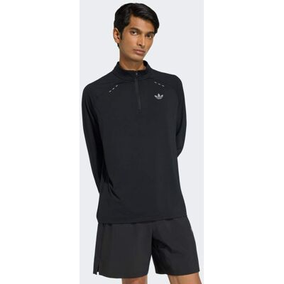 Adidas MAGLIA TECH TRIFOGLIO ESSENTIALS ZIP DA ¼ S Black Adidas MAGLIA TECH TRIFOGLIO ESSENTIALS ZIP DA ¼ S Black