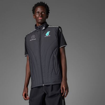 Adidas GILET MERCEDES - AMG PETRONAS FORMULA ONE TEAM MECHANIC M Black / Reflective Silver Adidas GILET MERCEDES - AMG PETRONAS FORMULA ONE TEAM MECHANIC M Black / Reflective Silver