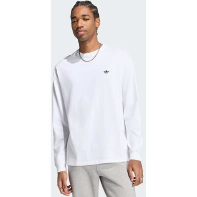 Adidas MAGLIA LONG-SLEEVE ESSENTIALS CON TRIFOGLIO S White Adidas MAGLIA LONG-SLEEVE ESSENTIALS CON TRIFOGLIO S White