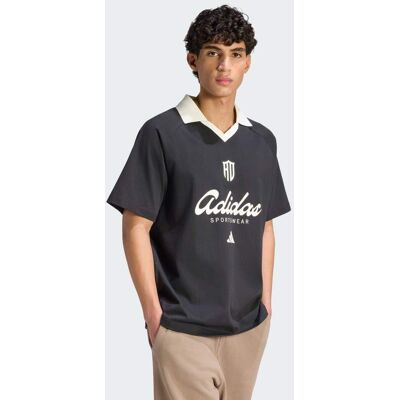 Adidas POLO T-SHIRT GRAFICA LUX TIRO SCRIPT 2XL Black / Off White Adidas POLO T-SHIRT GRAFICA LUX TIRO SCRIPT 2XL Black / Off White