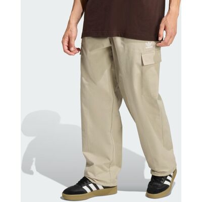 Adidas Pantaloni Essentials con Trifoglio L Stone Khaki Adidas Pantaloni Essentials con Trifoglio L Stone Khaki