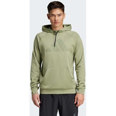 Adidas Felpa con cappuccio da allenamento Game and Go Big Logo XS Tent Green Adidas Felpa con cappuccio da allenamento Game and Go Big Logo XS Tent Green