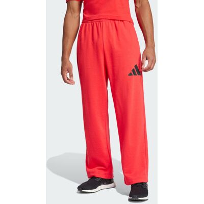 Adidas Pantaloni Essentials Wide Leg 3 Bar Logo S Pure Ruby / Black Adidas Pantaloni Essentials Wide Leg 3 Bar Logo S Pure Ruby / Black