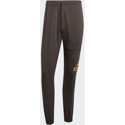 Adidas Pantaloni Essentials Single Jersey Tapered Badge of Sport 2XL Charcoal Adidas Pantaloni Essentials Single Jersey Tapered Badge of Sport 2XL Charcoal