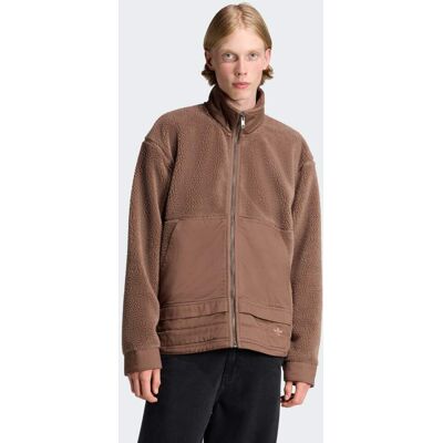 Adidas Giacca in felpa polar con zip integrale premium Essentials S Earth Strata Adidas Giacca in felpa polar con zip integrale premium Essentials S Earth Strata