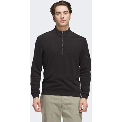 Adidas Maglia Ultimate365 Terry Cloth Quarter-Zip L Black Adidas Maglia Ultimate365 Terry Cloth Quarter-Zip L Black