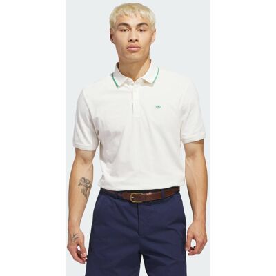 Adidas Polo Originals Twistknit Trefoil L Chalk White / Court Green Adidas Polo Originals Twistknit Trefoil L Chalk White / Court Green