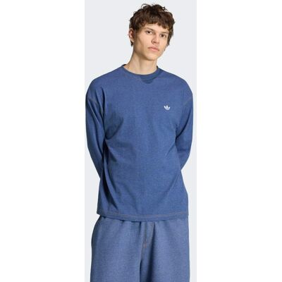 Adidas MAGLIA A MANICHE LUNGHE TREFOIL ESSENTIALS MELANGE 2XL Crew Blue Mel Adidas MAGLIA A MANICHE LUNGHE TREFOIL ESSENTIALS MELANGE 2XL Crew Blue Mel