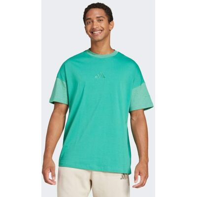 Adidas T-shirt ALL SZN Colorblock XL Semi Court Green / Semi Court Green / Off White Adidas T-shirt ALL SZN Colorblock XL Semi Court Green / Semi Court Green / Off White