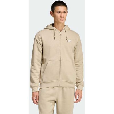 Adidas Hoodie Trefoil Essentials Full-Zip M Stone Khaki Adidas Hoodie Trefoil Essentials Full-Zip M Stone Khaki