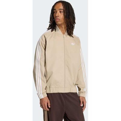 Adidas ICONICA GIACCA DA ALLENAMENTO SST ADICOLOR IN TWILL DI COTONE XL Khaki Three Adidas ICONICA GIACCA DA ALLENAMENTO SST ADICOLOR IN TWILL DI COTONE XL Khaki Three