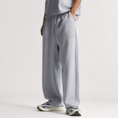 Adidas Pantaloni a gamba dritta Soft Lux XL Halo Silver Adidas Pantaloni a gamba dritta Soft Lux XL Halo Silver