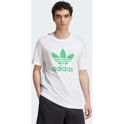 Adidas T-shirt adicolor Classics Trefoil XS White / Semi Screaming Green Adidas T-shirt adicolor Classics Trefoil XS White / Semi Screaming Green