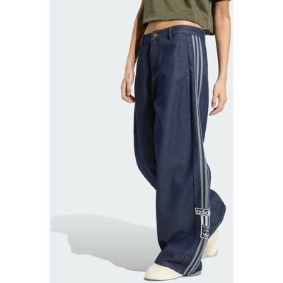Adidas PANTALONI IN DENIM ADIBREAK MID RISE WIDE LEG 34-32 Indigo Denim Adidas PANTALONI IN DENIM ADIBREAK MID RISE WIDE LEG 34-32 Indigo Denim