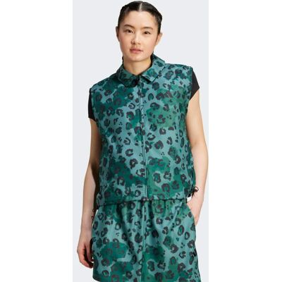 Adidas Gilet intrecciato a 3 Strisce con stampa animalier M Multicolor / Preloved Teal Adidas Gilet intrecciato a 3 Strisce con stampa animalier M Multicolor / Preloved Teal