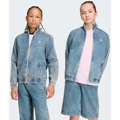 Adidas TRACK TOP FIREBIRD LOOSE DENIM 15-16A Worn Blue Denim Adidas TRACK TOP FIREBIRD LOOSE DENIM 15-16A Worn Blue Denim