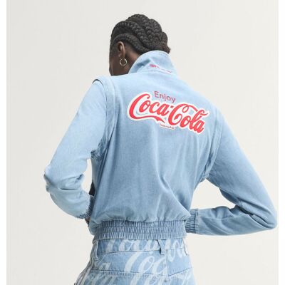Adidas TRACK TOP X COCA-COLA FIREBIRD REG DENIM 2XL Light Denim Adidas TRACK TOP X COCA-COLA FIREBIRD REG DENIM 2XL Light Denim