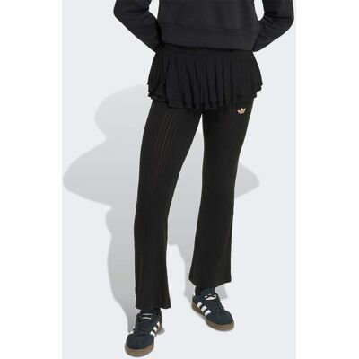 Adidas LEGGINGS SLIM IN MAGLIA CON VOLANT 11-12A Black Adidas LEGGINGS SLIM IN MAGLIA CON VOLANT 11-12A Black