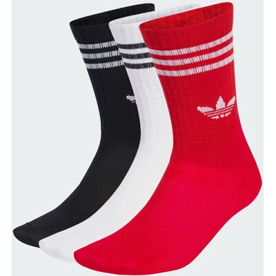 Adidas Calze 3 Pairs 16-18 Better Scarlet / Black / White Adidas Calze 3 Pairs 16-18 Better Scarlet / Black / White