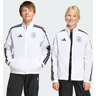 Adidas Giacca Anthem Germany Home per bambini e bambine 13-14A White Adidas Giacca Anthem Germany Home per bambini e bambine 13-14A White