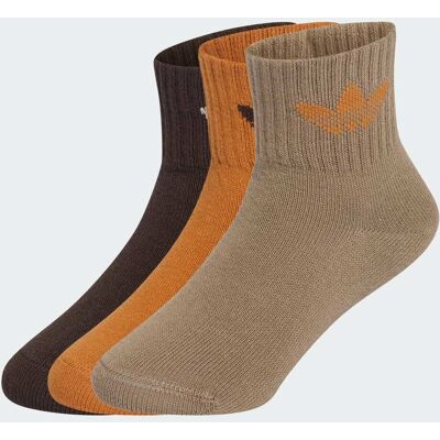 Adidas CALZINI A METÀ CAVIGLIA IN CONFEZIONE DI 3 PAIA PER BAMBINI E BAMBINE 37-39 Khaki Six / Aurora Coffee / Rustic Orange Adidas CALZINI A METÀ CAVIGLIA IN CONFEZIONE DI 3 PAIA PER BAMBINI E BAMBINE 37-39 Khaki Six / Aurora Coffee / Rustic Orange