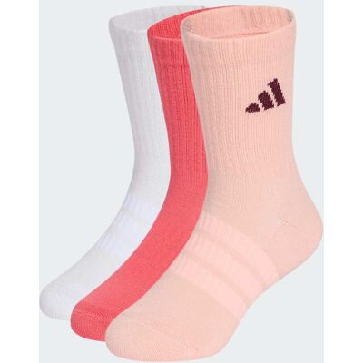 Adidas CALZE CUSHIONED SPORTSWEAR CONFEZIONE DA 3 PAIA 31-33 Pure Turbo / White / Haze Coral Adidas CALZE CUSHIONED SPORTSWEAR CONFEZIONE DA 3 PAIA 31-33 Pure Turbo / White / Haze Coral