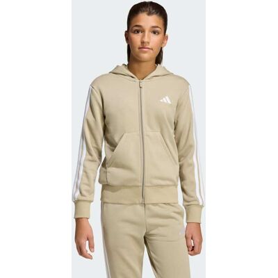 Adidas FELPA CON CAPPUCCIO E ZIP INTEGRALE 9-10A Wonder Cargo / White Adidas FELPA CON CAPPUCCIO E ZIP INTEGRALE 9-10A Wonder Cargo / White