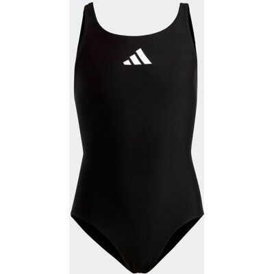 Adidas Costume da bagno Solid Small Logo 7-8A Black / White Adidas Costume da bagno Solid Small Logo 7-8A Black / White