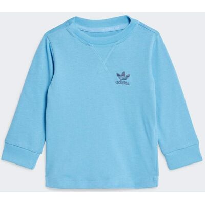 Adidas Maglia Long Sleeve Infant 18-24M Light Blue Adidas Maglia Long Sleeve Infant 18-24M Light Blue