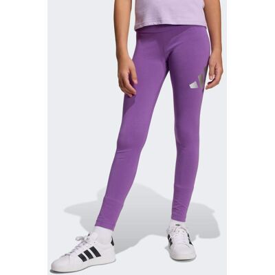 Adidas Leggings Everyday Glam Cotton 13-14A Active Purple / Silver Metallic Adidas Leggings Everyday Glam Cotton 13-14A Active Purple / Silver Metallic