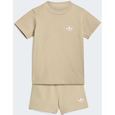 Adidas SHORT T-SHIRT SET 12-18M Khaki Three Adidas SHORT T-SHIRT SET 12-18M Khaki Three