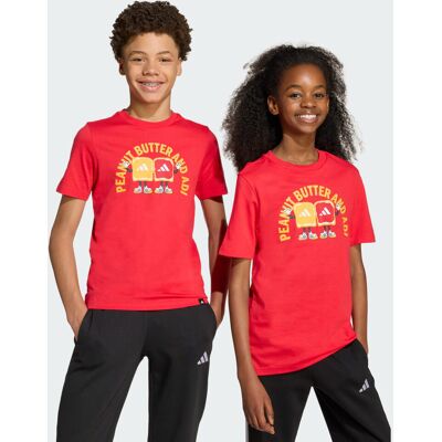 Adidas T-shirt grafica Food bambini e bambine 9-10A Pure Ruby Adidas T-shirt grafica Food bambini e bambine 9-10A Pure Ruby