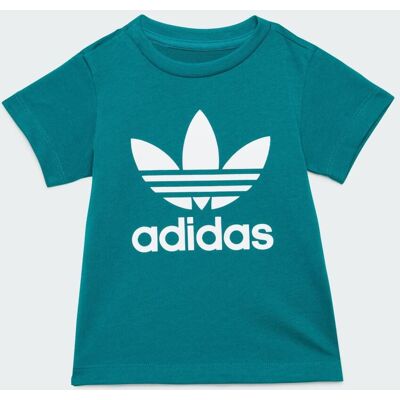 Adidas T-shirt Trefoil Infant 0M Legacy Teal Adidas T-shirt Trefoil Infant 0M Legacy Teal