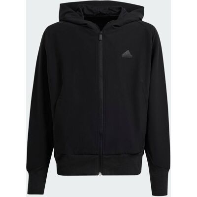 Adidas Z.N.E. Woven Full-Zip Track Jacket Kids 7-8A Black / Black Adidas Z.N.E. Woven Full-Zip Track Jacket Kids 7-8A Black / Black