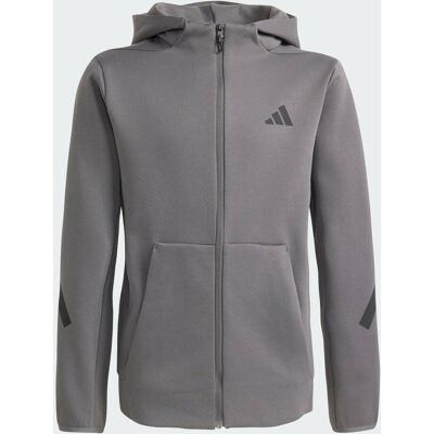 Adidas HOODIE Z.N.E. FULL ZIP 11-12A Grey Five / Black Adidas HOODIE Z.N.E. FULL ZIP 11-12A Grey Five / Black