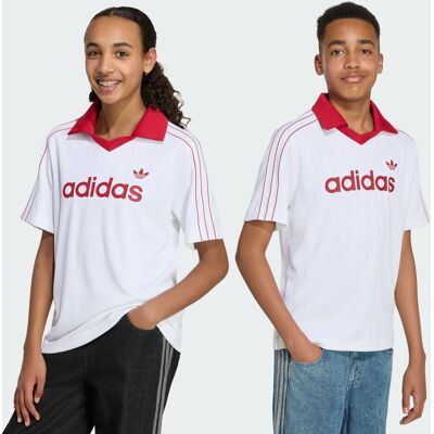 Adidas POLO AMPIA PINSTRIPE 9-10A White Adidas POLO AMPIA PINSTRIPE 9-10A White