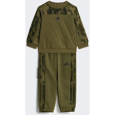 Adidas Set tessuto felpato mimetico Seasonal Essentials Jogger Infant 6-9M Olive Strata / Jungle Ink Adidas Set tessuto felpato mimetico Seasonal Essentials Jogger Infant 6-9M Olive Strata / Jungle Ink