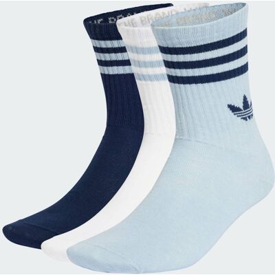 Adidas Calzini 3 pairs 3-Stripes 37-39 Wonder Blue / Night Indigo / White Adidas Calzini 3 pairs 3-Stripes 37-39 Wonder Blue / Night Indigo / White